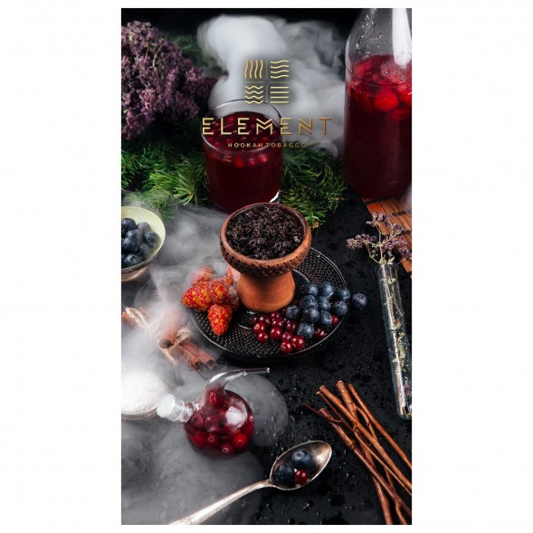 Табак Element Вода - Wildberry Mors (Ягодный морс, 100 грамм)