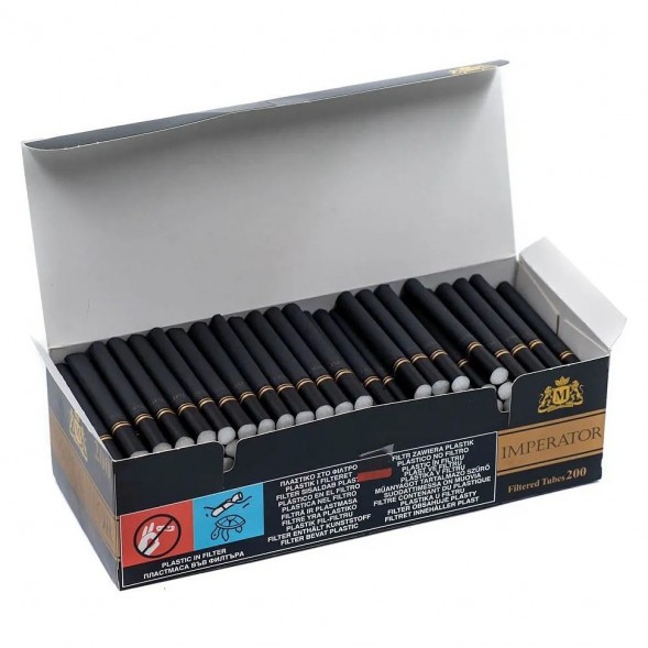 Гильзы сигаретные Imperator - Black (84х20 мм, 200 шт.)