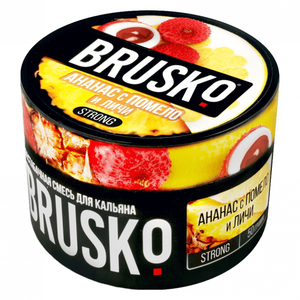 Смесь Brusko Strong - Ананас с Помело и Личи (50 грамм)