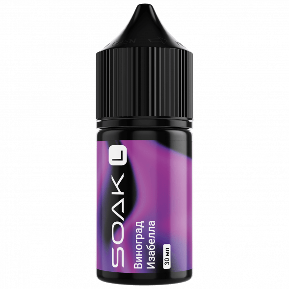 Жидкость SOAK L30 - Isabella Grapes (Виноград Изабелла, 30 мл, 2 мг)