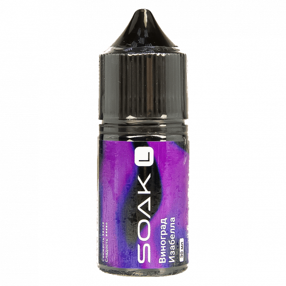 Жидкость SOAK L30 - Isabella Grapes (Виноград Изабелла, 30 мл, 2 мг)