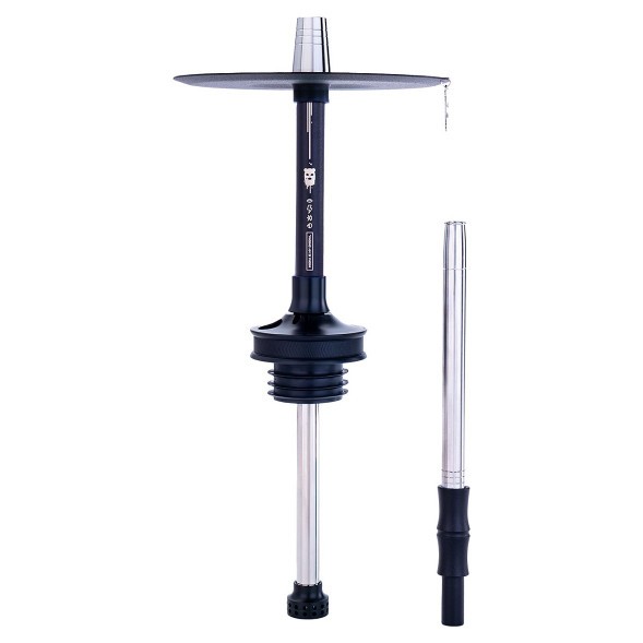 Кальян MISHA Rebel - Jet Black (Чёрный Матовый, Без Колбы)