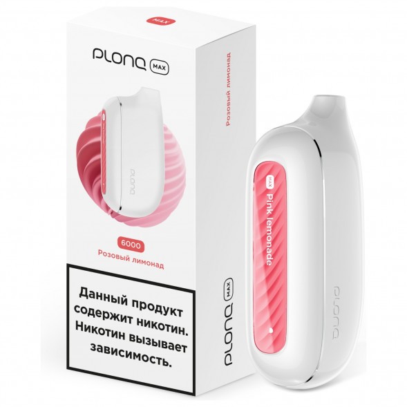 PLONQ MAX - Розовый Лимонад (6000 затяжек)