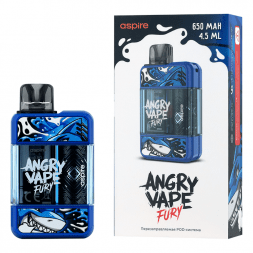 Электронная сигарета Brusko - Angry Vape Fury (650 mAh, Синий)
