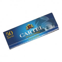 Бумага для самокруток Cartel - Blue (50 штук)