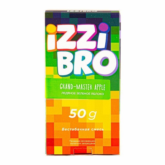 Смесь Izzi Bro - GRAND-master Apple (Ледяное Зеленое Яблоко, 50 грамм)