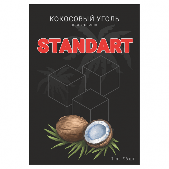 Уголь Euroshisha - Standart (96 кубиков)