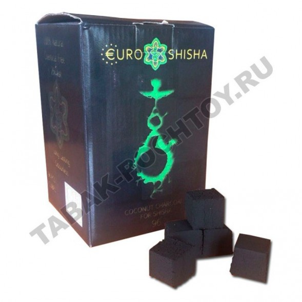 Уголь Euroshisha Big (72 кубика)