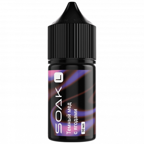 Жидкость SOAK L30 - Dark Honey Berries (Тёмный Мёд с Ягодами, 30 мл, 2 мг)