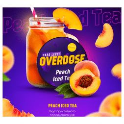 Табак Overdose - Peach Iced Tea (Холодный Персиковый Чай, 200 грамм)