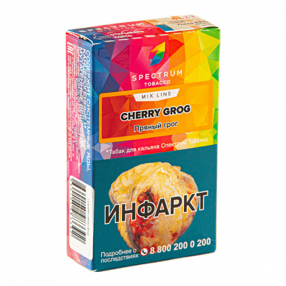 Табак Spectrum Mix Line - Cherry Grog (Пряный Грог, 40 грамм)