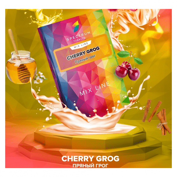 Табак Spectrum Mix Line - Cherry Grog (Пряный Грог, 40 грамм)
