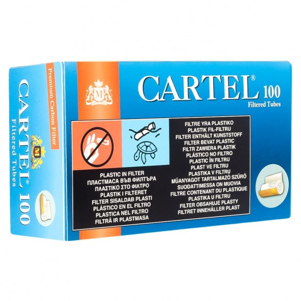 Гильзы сигаретные Cartel - Carbon 84x20 мм (100 штук)