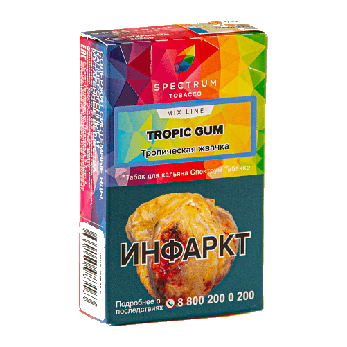 Табак Spectrum Mix Line - Tropic Gum (Тропическая Жвачка, 40 грамм)