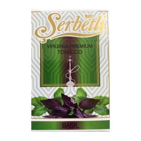 Табак Serbetli - Basil (Базилик, 50 грамм, Акциз)