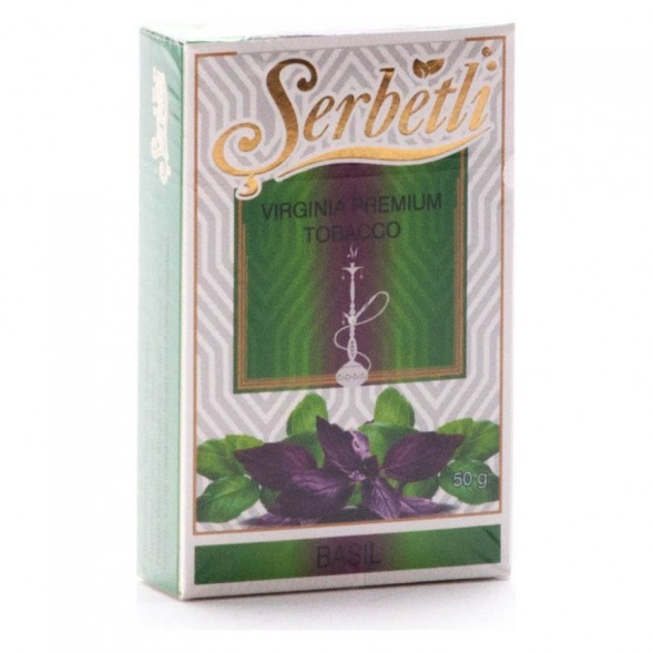 Табак Serbetli - Basil (Базилик, 50 грамм, Акциз)