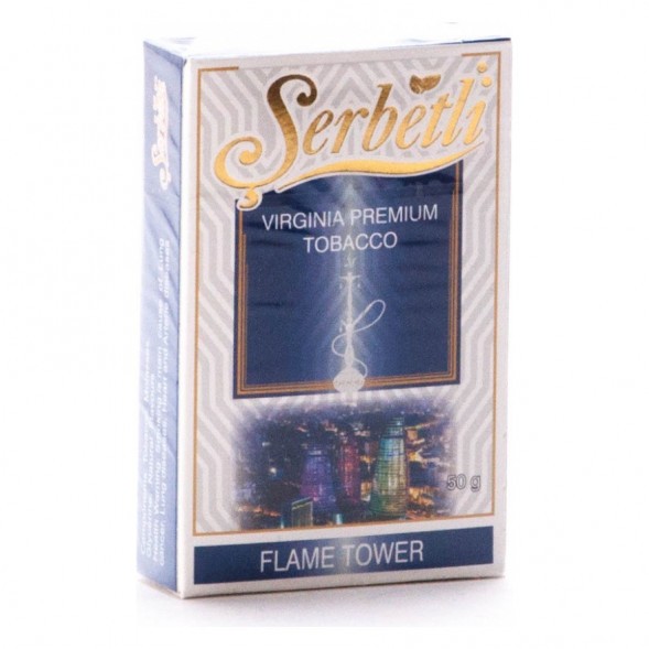 Табак Serbetli - Flame Tower (Огненная Башня, 50 грамм, Акциз)