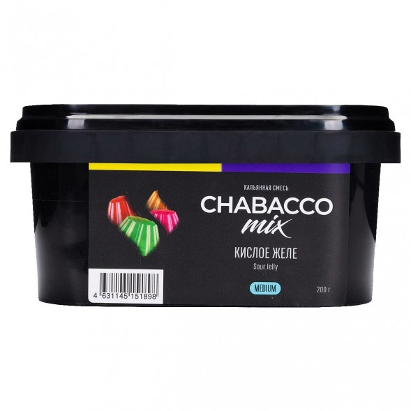 Смесь Chabacco MIX MEDIUM - Sour Jelly (Кислое Желе, 200 грамм)