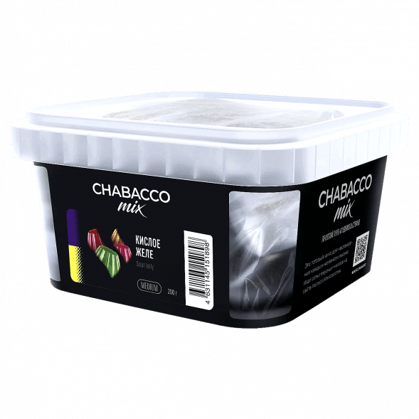 Смесь Chabacco MIX MEDIUM - Sour Jelly (Кислое Желе, 200 грамм)