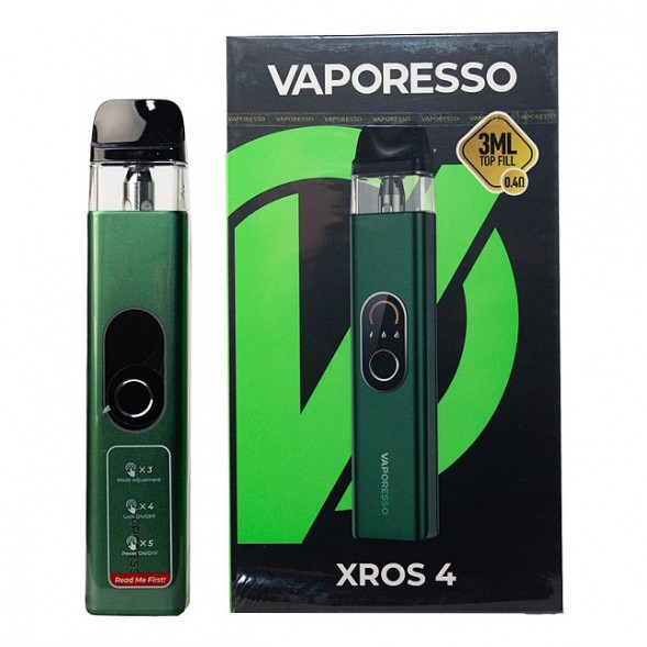 Электронная сигарета Vaporesso XROS 4 - Green (Зелёная)