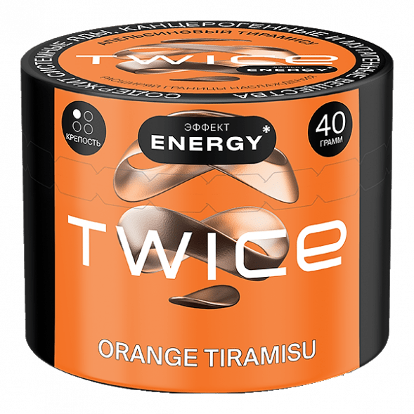 Табак Twice - Orange Tiramisu (Апельсиновый Тирамису, 40 грамм)