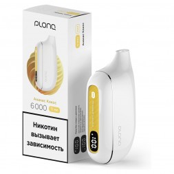 PLONQ MAX - Ананас Кокос (6000 затяжек)