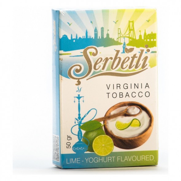 Табак Serbetli - Lime Yoghurt (Йогурт с Лаймом, 50 грамм, Акциз)
