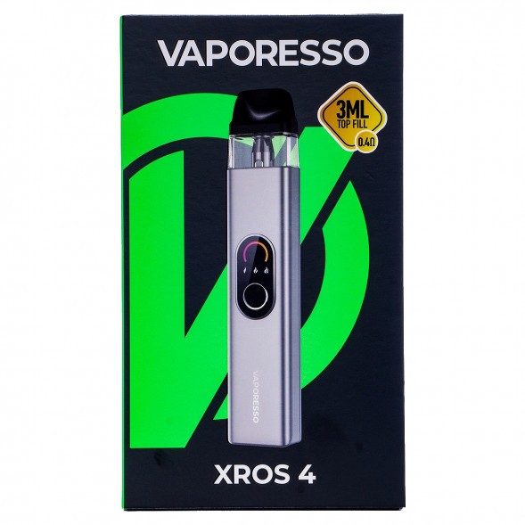 Электронная сигарета Vaporesso XROS 4 - Silver (Серебряная)