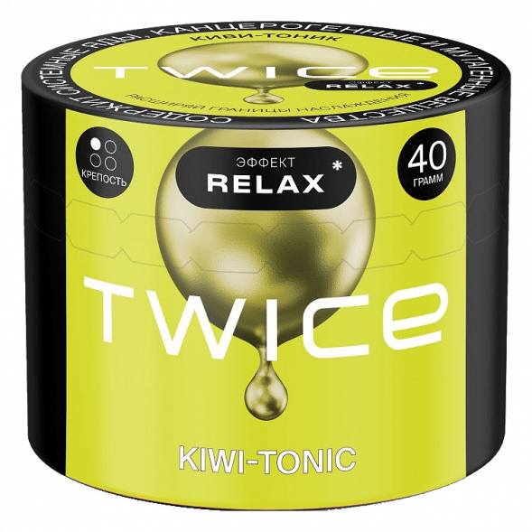 Табак Twice - Kiwi-Tonic (Киви-Тоник, 40 грамм)