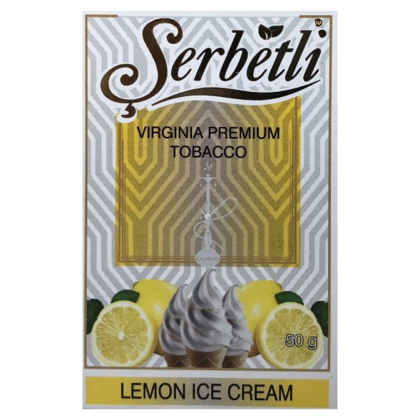 Табак Serbetli - Lemon Ice Cream (Лимонное Мороженное, 50 грамм, Акциз)