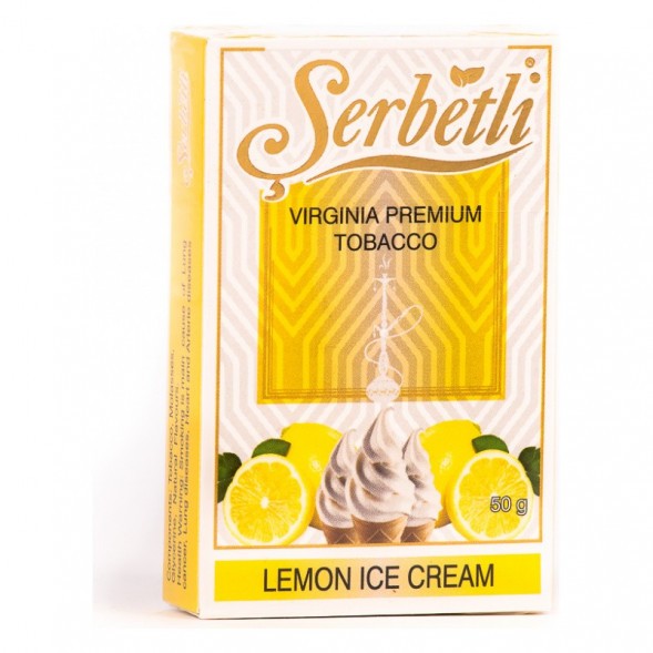 Табак Serbetli - Lemon Ice Cream (Лимонное Мороженное, 50 грамм, Акциз)