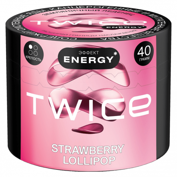 Табак Twice - Strawberry Lollipop (Земляничный Леденец, 40 грамм)