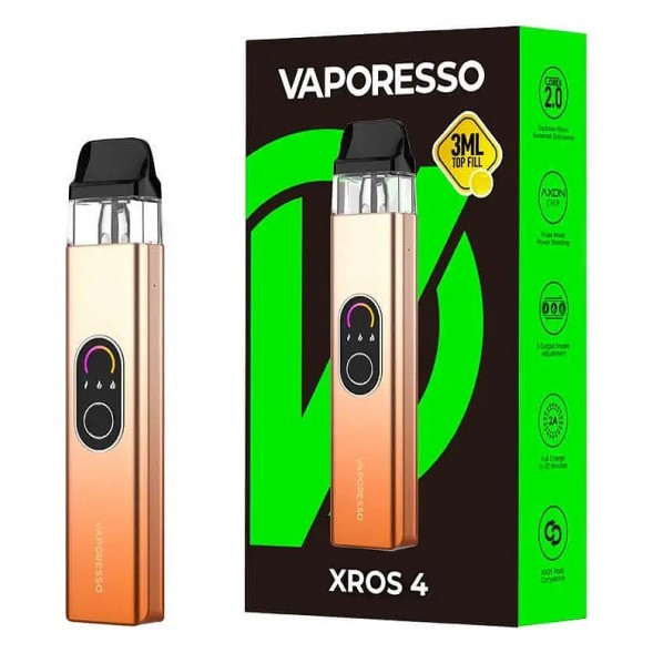Электронная сигарета Vaporesso XROS 4 - Champagne Gold (Шампанское Золото)