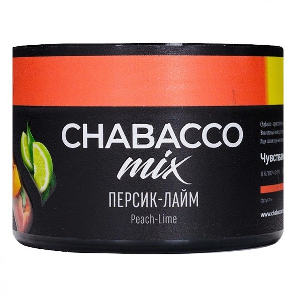Смесь Chabacco MIX MEDIUM - Peach Lime (Персик - Лайм, 50 грамм)