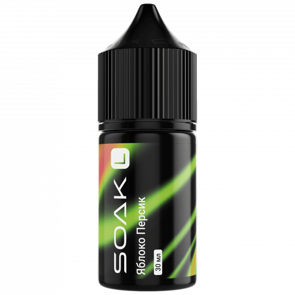 Жидкость SOAK L30 - Apple Peach Bonbon (Яблоко Персик, 30 мл, 2 мг)