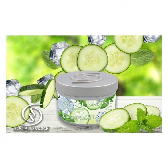 Табак Social Smoke - Cucumber Chill (Огурец и Мята, 250 грамм)