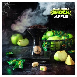 Табак BlackBurn - Apple Shock (Кислое Яблоко, 25 грамм)