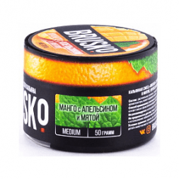 Смесь Brusko Medium - Манго с Апельсином и Мятой (50 грамм)