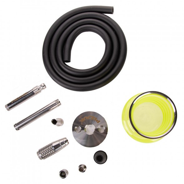 Кальян Pizduk PRO - Black-Bag (Салатовая Колба)