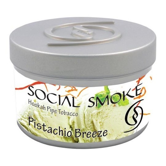 Табак Social Smoke - Pistachio Breeze (Фисташковое Мороженое, 250 грамм)