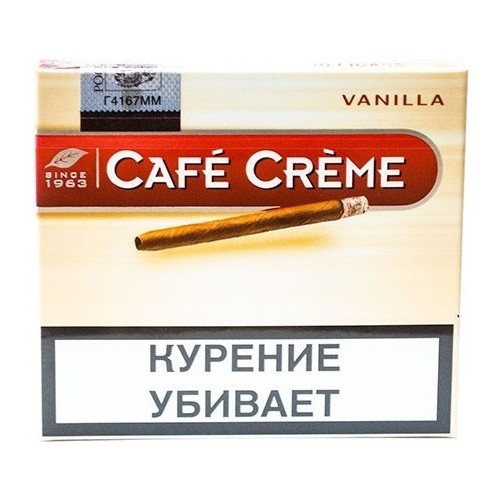 Сигариллы Cafe Creme - Vanilla (10 штук)