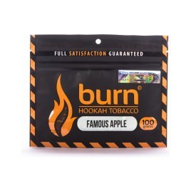 Табак Burn - Famous Apple (Зеленое Яблоко, 100 грамм)