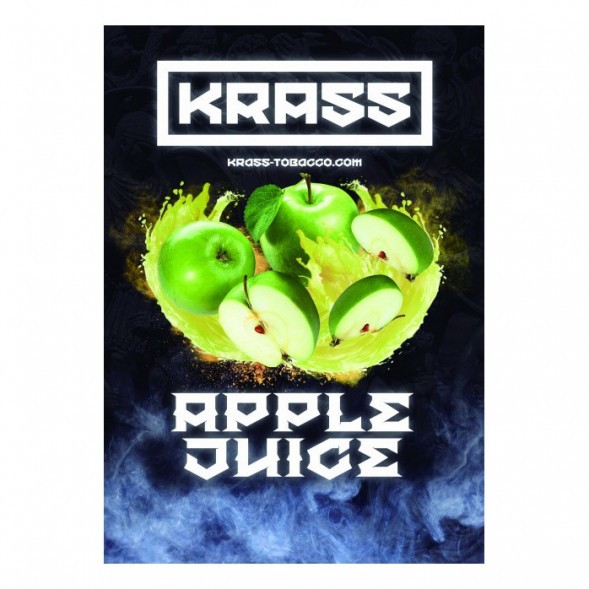 Табак Krass Black - Apple Juice (Яблочный Сок, 100 грамм)