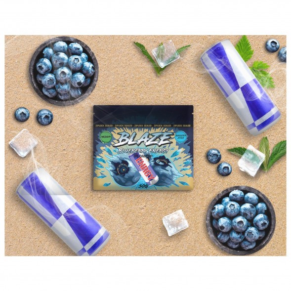 Смесь Blaze Medium - Blueberry Energy (Черничный Энергетик, 50 грамм)