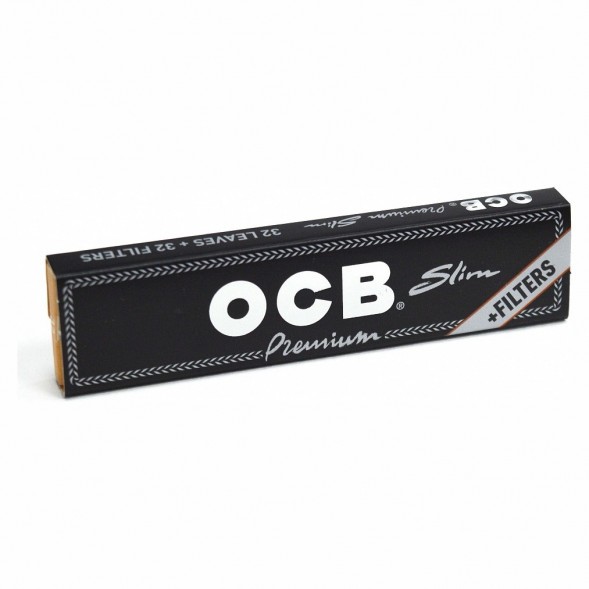 Бумага для самокруток OCB - SLIM Premium +FILTERS (32 штуки)